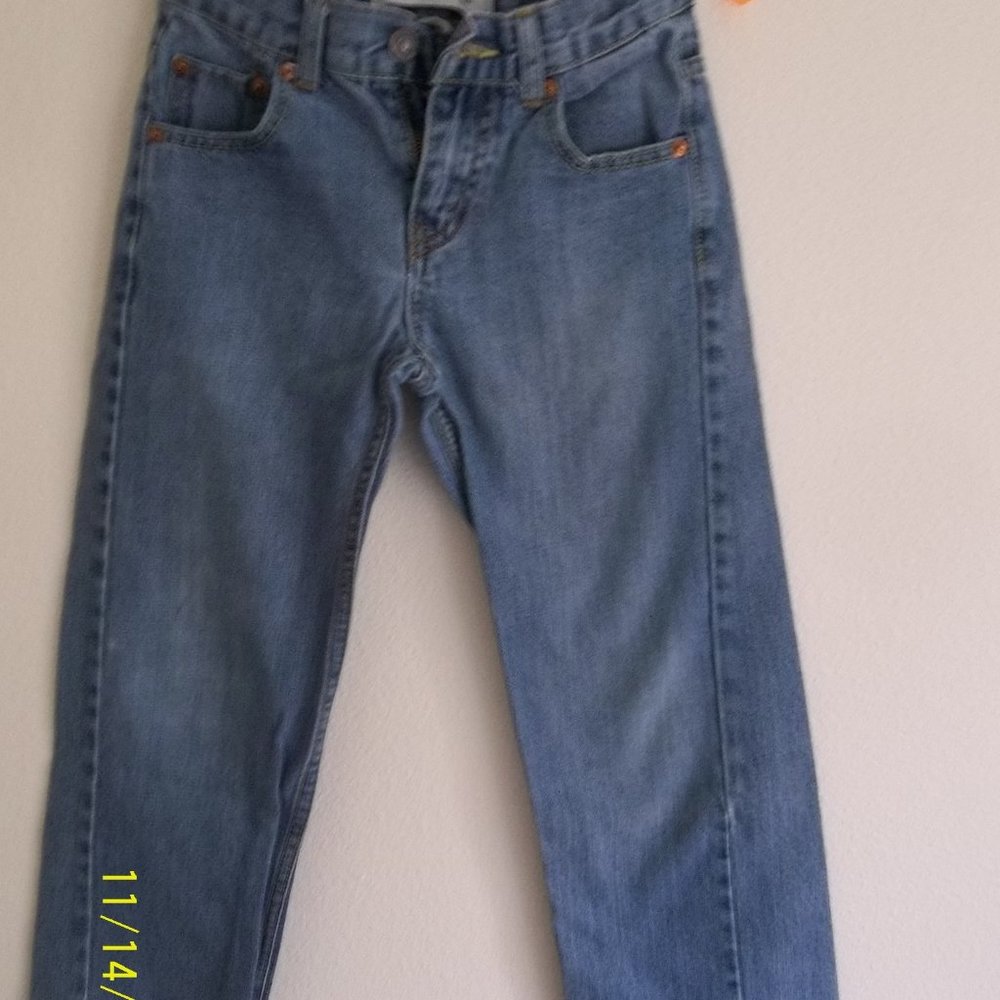 Boys Size 8R Blue 550 Relaxed Levi's